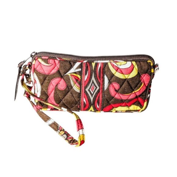 VERA BRADLEY Shoulder Bag Wristlet Sunglass Case Set In Puccini Pattern - Picture 9 of 14